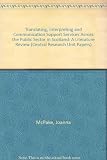 Translating, interpreting and communication support services across the public sector in Scotland : a literature review