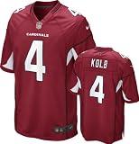 Kevin Kolb Jersey: Home Red Game Replica #4 Nike Arizona Cardinals Jersey