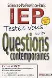 echange, troc Paul Guilin - Testez-vous sur les Questions contemporaines : IEP Sciences-Po Province-Paris