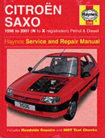 City Travel Guides Discounted  Used : Citroen Saxo Service and Repair Manual: 1996 to 2000 (Haynes Service and Repair Manuals)