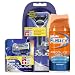 Gillette Fusion ProGlide Vorteilspack (Rasierer, 4 Klingen, Gratis Mini-Rasiergel, Gratis exklusive Gillette-Dose)