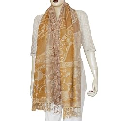 India Costumes Stoles Wool for Womens India 27 x 72 inches