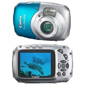 Canon - Power Shot D10 - Appareil photo compact num�rique - 12,1 Mpix - Zoom Optique 3x - Ecran LCD 2,5" - Etanche et anti-choc