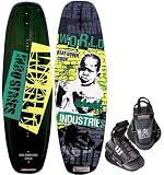 Kwik Tek World Industries Crue Wakeboard with Faction Binding, 135cm