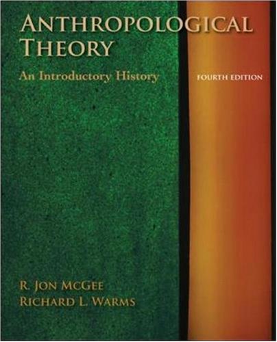 Anthropological Theory: An Introductory History