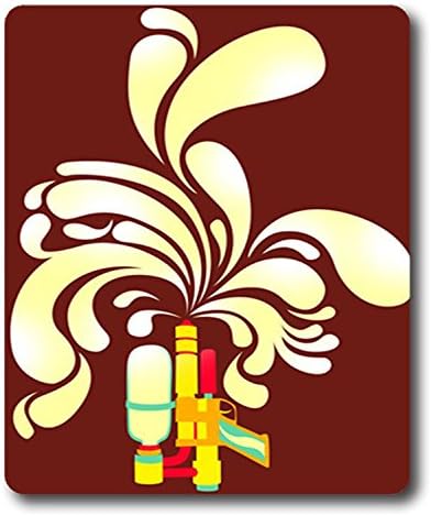 fun mouse mats Watergun Fun PC Custom Mouse Pads / Mouse Mats Case Cover