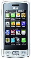 LG GM360 Viewty Plus Smartphone (7,6 cm (3 Zoll) Display, Touchscreen, 5 Megapixel Kamera) pearl white