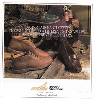 Print Ad: 1989 Sperry Top-Sider Shoes