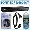 Sony BDP-N460 Network 1080p Blu-Ray Disc Player w/ DVD Upscaling + Accessory Kit