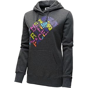 The North Face Womens Abstract Flower Pullover Hoodie,Charcoal Grey, CBL962X_S