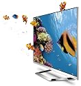 LG Cinema Screen 55LM6700 55-Inch Cinema 3D 1080p 120 Hz LED-LCD HDTV with Smart TV and Six Pairs of 3D Glasses