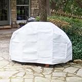 KoverRoos SupraRoos 53054 X-Large Barbecue Cover, 29-Inch Diameter by 66-Inch Width by 45-Inch Height, White