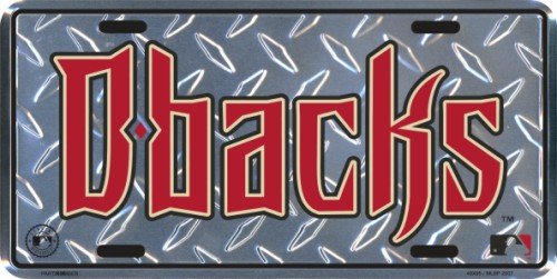 Arizona Diamondbacks License Plate Diamond Emboss