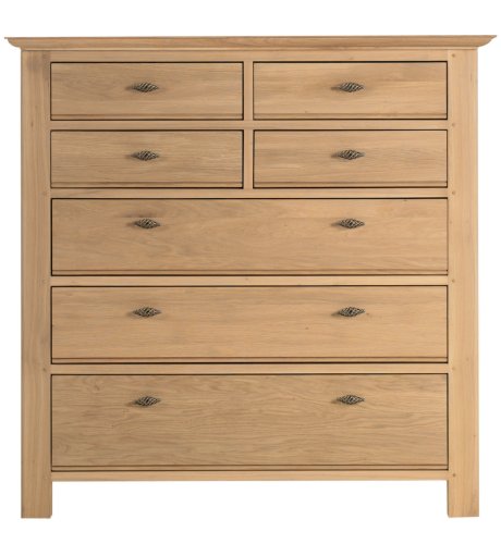 Toulouse 7-Drawer Tall Wide Chest