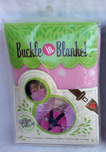 Buckle in Blanket- Carseat or Stroller Swaddle Blanket (Pink)