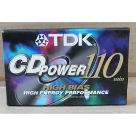 TDK CDPower 110 High Bias Audio Cassette Tape - 1 count