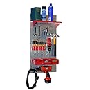 Wall Control 30-WGL-100 GVR Basic Utility Tool Storage Pegboard Organizer with Red Accessories