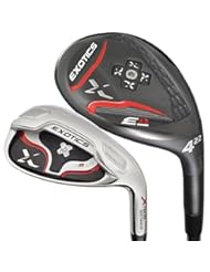 Sports: Tour Edge Golf Exotics E8 Combo Irons Graph/Steel #4 Hybrid 5-PW Regular Flex - Tour Edge