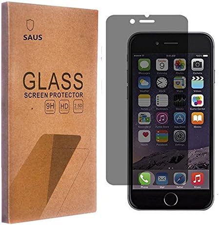 SAUS iPhone 7 Privacy Anti-Spy Tempered Glass Screen Protector for iPhone 7 4.7inch - Keep Your Information Private - Protect Your Screen from Scratches and Drops (1 Pack)
