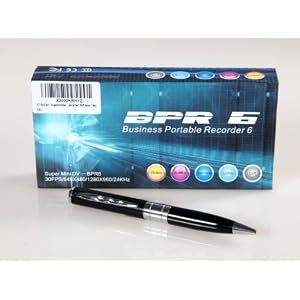 HD SpyCam * Kugelschreiber mit integrieter Kamera * Pen * 1280x960 pixel Video * DVR DV * Spionage * Kamera * camcorder * Stift Spion * Webcam Funktion m�glich * 3264x2448 Pixel f�r Bilder * auch Windows 7 und MAC kompatibel * inkl. USB Kabel und CD spy cam * Neu