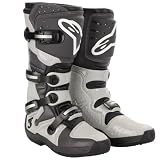 ALPINESTARS TECH 3 MOTOCROSS BOOTS - GREY - US SIZE 10 - NEW