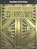 Fundamentals of Math Student Activities