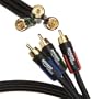 AmazonBasics RCA Component Video Cable (6 Feet/1.8 Meters) [Amazon Frustration-Free Packaging]