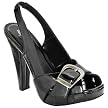 Women's Mossimo&reg; Portia Platform Pump - Black Patent