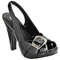 Women's Mossimo&reg; Portia Platform Pump - Black Patent