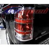 2007-UP GMC Sierra Chrome Tail Light Covers 2PC by CWZ