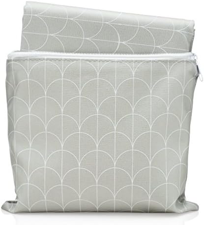 Sophisticated Splat Mat - by Honeyed- Modern Scallops - High Chair Floor Mat