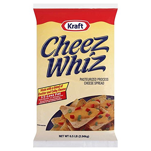 Cheez Whiz Pasteurized Process Cheese Spread, 6.5 Pound 6 per case