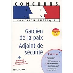 Gardien de la paix, Adjoint de s�curit�