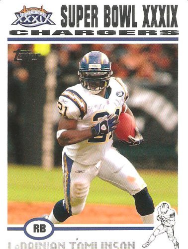 2004 (2005) Topps Super Bowl XXXIX Card Show # 2 LaDainian (LT) Tomlinson - San Diego Chargers - Football Card - Super Bowl QB