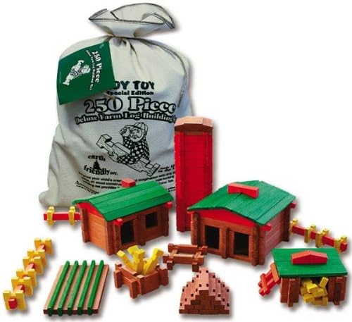 Deluxe Farm Building Set, 250 pcs, Made in The USA! Ages 3 & UP