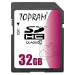 TOPRAM 32GB CLASS 10 SDHC High Speed Flash Memory Card