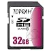 TOPRAM 32GB CLASS 10 SDHC High Speed Flash Memory Card