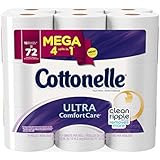 Cottonelle Ultra Comfort Care Mega Roll Toilet Paper, 18 Count (Pack of 2)
