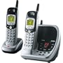 Uniden DXAI5588-2 5.8 GHz Analog Cordless Phone with Dual Handsets (Silver and Black)