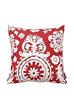 Bottega Tessile Cojín Con Relleno Extraíble (Rojo/Blanco)