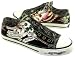 Ed Hardy Women's Lowrise Indian Skull on Black Canvas