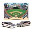 Detroit Tigers Upper Deck Collectibles MLB Dodger Charger Home & Away Pack with Stadium Card