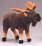 Plush 8.5 Inch Moose By Wildlife Artists