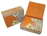 Mudlark Stationery Gift Set in Memento Box: 25 Recycled Note Cards with Envelopes - Ginger
