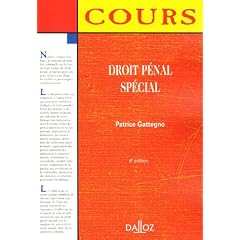 Droit p�nal sp�cial
