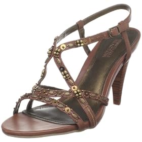 Kenneth Cole REACTION Womens Oh Know U Didnt Ankle-Strap Sand