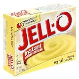 Jell-O Instant Pudding & Pie Filling, Vanilla, 5.1-Ounce Boxes (Pack of 24)