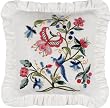 JACOBEAN BIRD EMBROIDERY KIT-12X12 SCREEN PRINTED