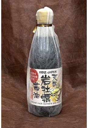 Natural rock oyster soy sauce Japan's Tottori Prefecture natural rock oyster use Kotora-cho specialty products