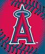 Los Angeles Angels Baseball Stitching Raschel Blanket Throw - MLB Baseball Fan Shop Team Merchandise